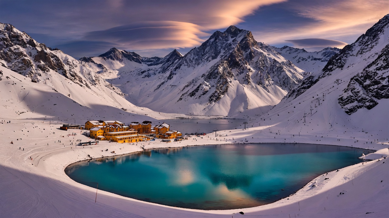 Ski Portillo e Laguna del Inca